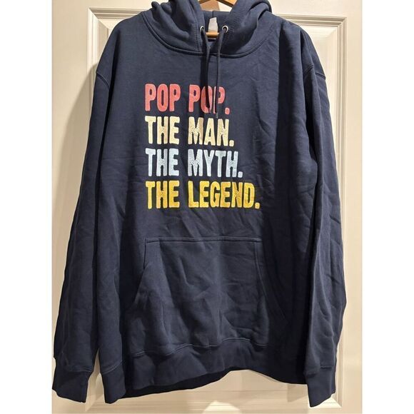 Gildan Other - Pop Pop. The Man. The Myth. The Legend Hoodies size 2XL